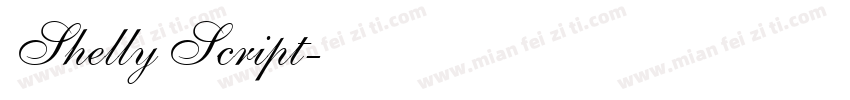 Shelly Script字体转换